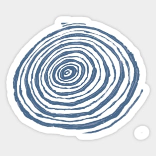 Dark ocean whirlpool Sticker